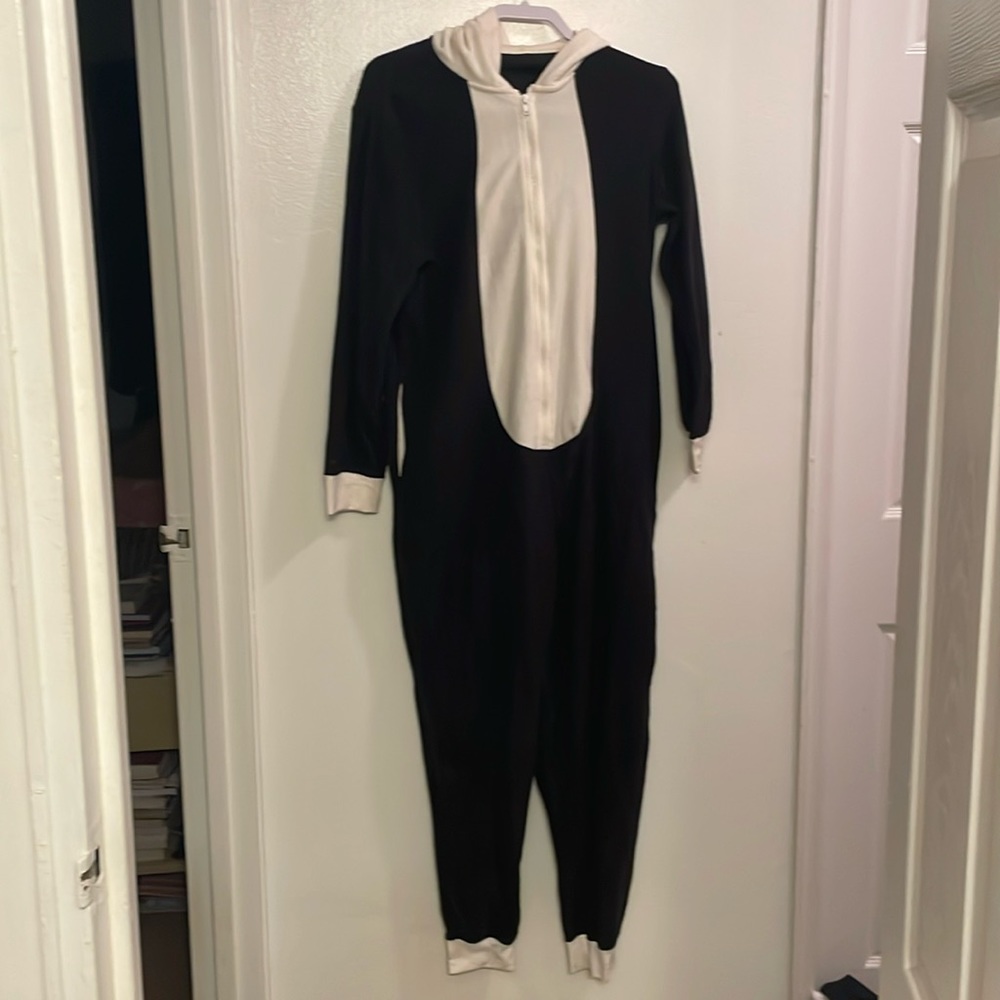 Panda onesie.